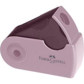 FABER CASTELL ΞΥΣΤΡΑ MINI SLEEVE SINGLE HOLE BOX ΡΟΖ 182774