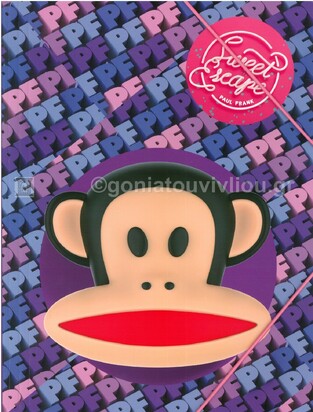 BACK ME UP BMU PAUL FRANK ΝΤΟΣΙΕ ΜΕ ΛΑΣΤΙΧΟ A4 (21x29,7cm) SWEET ESCAPE 34674510