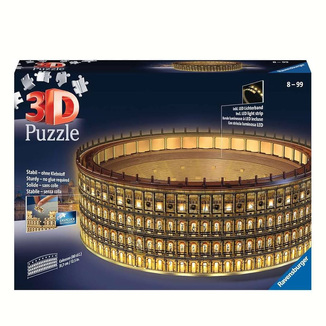 RAVENSBURGER 3D ΠΑΖΛ 216τεμ NIGHT EDITION ΤΟ ΚΟΛΟΣΣΑΙΟ ΝΥΧΤΕΡΙΝΗ ΕΚΔΟΣΗ (ΠΕΡΙΕΧΕΙ ΛΑΜΠΑ LED) 11148