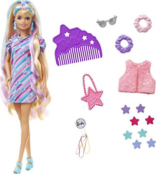 MATTEL ΚΟΥΚΛΑ BARBIE TOTALLY HAIR STARS HCM88