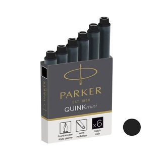 PARKER ΑΜΠΟΥΛΕΣ ΓΙΑ ΠΕΝΑ ΜΙΚΡΕΣ MINI BLACK 6τεμ