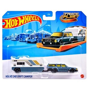 MATTEL HOT WHEELS TRACK FLEET VOLVO 240 DRIFT CAMPER HYT56