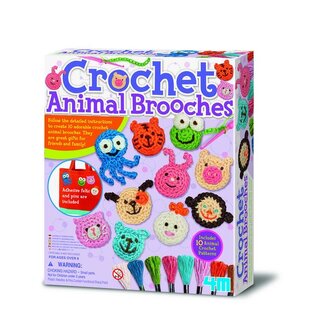 4M CROCHET ANIMAL BROOCHES ΠΛΕΧΤΑ ΖΩΑΚΙΑ ΜΕ ΒΕΛΟΝΑΚΙ 4669 453