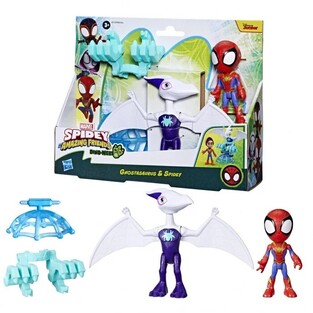 HASBRO SPIDEY AND HIS AMAZING FRIENDS DINO WEBS ΦΙΓΟΥΡΕΣ GHOSTASAURUS AND SPIDER G0123 / F9482