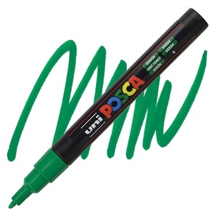 POSCA ΜΑΡΚΑΔΟΡΟΣ ΛΕΠΤΟΣ PC3M ΠΡΑΣΙΝΟ (GREEN)