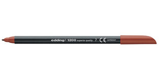 EDDING 1200 ΜΑΡΚΑΔΟΡΑΚΙ ΛΕΠΤΟ ΣΤΡΟΓΓΥΛΗ ΜΥΤΗ ΚΑΦΕ 1MM 7