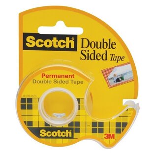 3M SCOTCH ΒΑΣΗ ΣΕΛΟΤΕΙΠ MINI ΜΕ ΚΟΛΛΗΤΙΚΗ ΤΑΙΝΙΑ DOUBLE SIDED 665 12,7x6.3mm 136D EEME