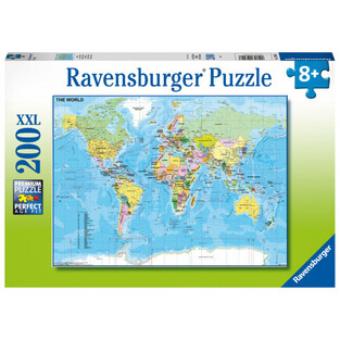 RAVENSBURGER ΠΑΖΛ XXL 200τεμ ΠΑΓΚΟΣΜΙΟΣ ΧΑΡΤΗΣ 12890