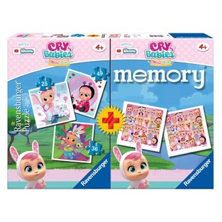 RAVENSBURGER ΕΠΙΤΡΑΠΕΖΙΟ ΠΑΙΧΝΙΔΙ MEMORY ΚΑΙ 3 ΠΑΖΛ CRY BABIES 20620