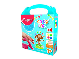 MAPED COLOR PEPS ΔΑΚΤΥΛΟΜΠΟΓΙΕΣ ΔΑΧΤΥΛΟΜΠΟΓΙΕΣ 4 ΧΡΩΜΑΤΑ ΣΕ ΒΑΖΑΚΙ 80GR 812510