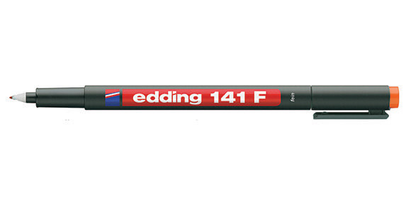 EDDING 141 F ΜΑΡΚΑΔΟΡΟΣ ΔΙΑΦΑΝΕΙΩΝ ΑΝΕΞΙΤΗΛΟΣ 0.6mm ΠΟΡΤΟΚΑΛΙ 6