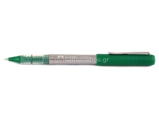 FABER CASTELL ΣΤΥΛΟ FREE INK ROLLER MICRO 05 ΠΡΑΣΙΝΟ 348504