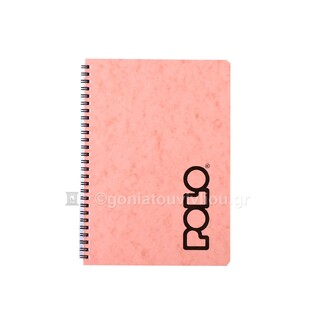POLO ΤΕΤΡΑΔΙΟ ΣΠΙΡΑΛ 17x25cm 1 ΘΕΜΑΤΟΣ CLASSIC NOTE ΡΟΔΑΚΙΝΙ 30φ 919080