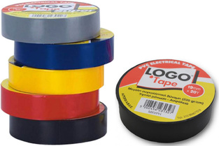 LOGO TAPE ΜΟΝΩΤΙΚΗ ΤΑΙΝΙΑ 1,9cm x 20m ΜΑΥΡΗ