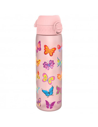 ION8 ΠΑΓΟΥΡΙ ΠΛΑΣΤΙΚΟ 500ml I8RF500PRBFLY BUTTERFLY ΡΟΖ