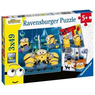 RAVENSBURGER ΠΑΖΛ 3Χ49τεμ MINIONS 050826