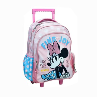 GIM ΣΧΟΛΙΚΗ ΤΣΑΝΤΑ ΣΑΚΙΔΙΟ TROLLEY ΤΡΟΛΕΙ ΔΗΜΟΤΙΚΟΥ MINNIE POLKA DOT POWER FIND YOUR JOY 34038074