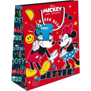 ΤΣΑΝΤΑ ΣΑΚΟΥΛΑ ΔΩΡΟΥ ΧΑΡΤΙΝΗ 26x12x32cm MICKEY ΚΟΚΚΙΝΗ 000563947