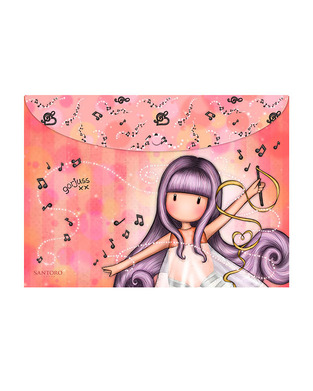 SANTORO GORJUSS ΦΑΚΕΛΟΣ ΜΕ ΚΟΥΜΠΙ A4 (21x29,7cm) MELODIES LITTLE DANCER 669GJS09