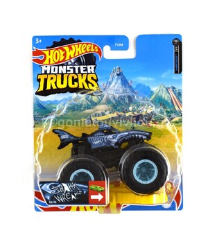 MATTEL HOT WHEELS MONSTER TRUCKS SHARK WREAK FYJ44