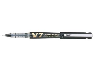 PILOT ΣΤΥΛΟ HI TECPOINT V7 0.7mm CARTRIDGE SYSTEM ΜΕ ΑΝΤΑΛΛΑΚΤΙΚΗ ΑΜΠΟΥΛΑ ΜΑΥΡΟ