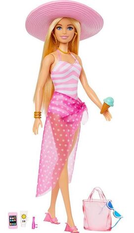 MATTEL BARBIE ΚΟΥΚΛΑ BEACH GLAM ΜΕ ΑΞΕΣΟΥΑΡ HPL73