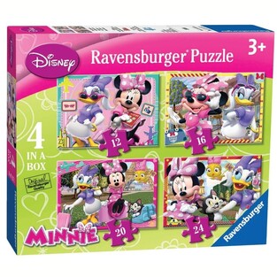 RAVENSBURGER ΠΑΖΛ 4 ΣΕ 1 (12/16/20/24 ΤΕΜΑΧΙΩΝ) MINNIE MOUSE (ΜΙΝΙ) 071272