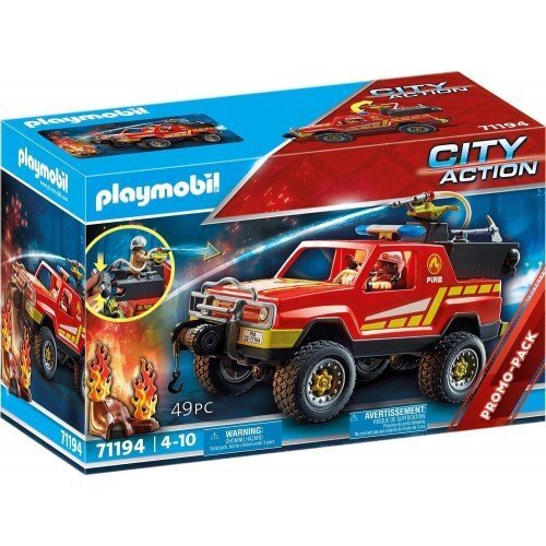 PLAYMOBIL CITY ACTION ΠΥΡΟΣΒΕΣΤΙΚΟ ΟΧΗΜΑ ΥΠΟΣΤΗΡΙΞΗΣ 71194