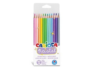 CARIOCA ΞΥΛΟΜΠΟΓΙΕΣ PASTEL 12 ΧΡΩΜΑΤΑ 43034