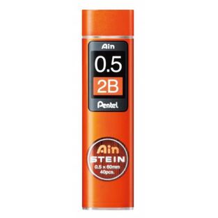 PENTEL ΜΥΤΕΣ ΓΙΑ ΜΗΧΑΝΙΚΟ ΜΟΛΥΒΙ AINSTEIN 0.5mm 2B 40τεμ