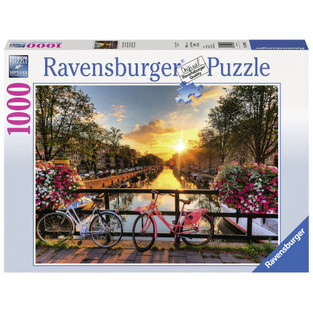 RAVENSBURGER ΠΑΖΛ 1000τεμ ΠΟΔΗΛΑΤΑ ΣΤΟ ΑΜΣΤΕΡΝΤΑΜ 19606