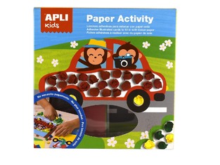 APLI KIDS PAPER ACTIVITY ΠΑΙΧΝΙΔΙ ΚΑΤΑΣΚΕΥΩΝ ΜΕ ΧΑΡΤΙ ΑΥΤΟΚΙΝΗΤΟ 16921