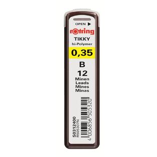 ROTRING ΜΥΤΕΣ ΓΙΑ ΜΗΧΑΝΙΚΟ ΜΟΛΥΒΙ 035 HB (ΚΟΥΤΑΚΙ ΤΩΝ 12ΤΜΧ)