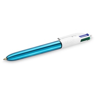 BIC ΣΤΥΛΟ ΜΕ ΤΕΣΣΕΡΑ (4) ΧΡΩΜΑΤΑ 4 COLOURS SHINE BLUE 1.0mm