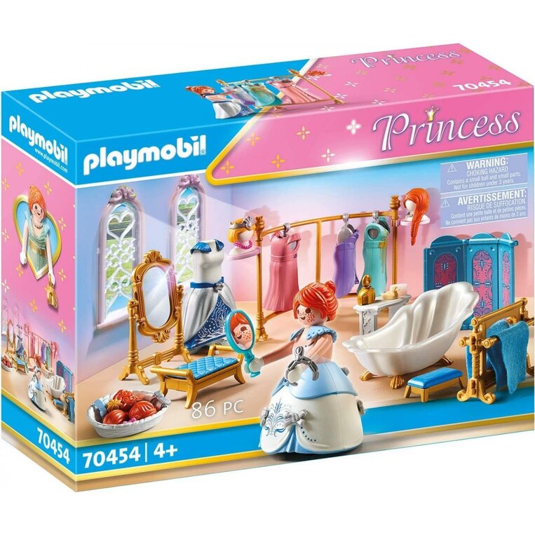 PLAYMOBIL PRINCESS ΠΡΙΓΚΙΠΙΚΟ ΛΟΥΤΡΟ ΜΕ ΒΕΣΤΙΑΡΙΟ 70454