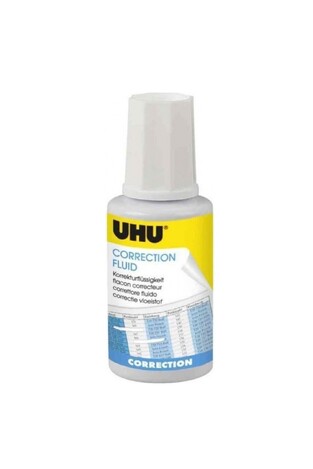 UHU ΔΙΟΡΘΩΤΙΚΟ ΥΓΡΟ ΣΕ ΜΠΟΥΚΑΛΙ CORRECTION FLUID 20ml 64596