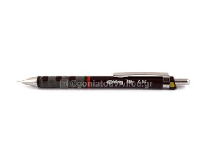 ROTRING TIKKY ΜΗΧΑΝΙΚΟ ΜΟΛΥΒΙ 0.35mm BURGUNDY ΚΑΦΕ ΣΚΟΥΡΟ