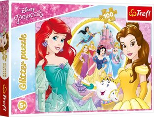 TREFL ΠΑΖΛ 100 ΤΕΜΑΧΙΩΝ GLITTER PRINCESS MEMORIES OF BELLA AND ARIEL 14819