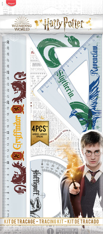 MAPED HARRY POTTER ΣΕΤ ΜΕ ΓΕΩΜΕΤΡΙΚΑ ΟΡΓΑΝΑ 30cm 4τεμ 981765