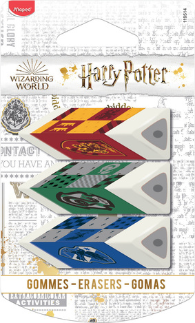 MAPED HARRY POTTER ΣΕΤ ΜΕ ΓΟΜΕΣ 3τεμ 119514