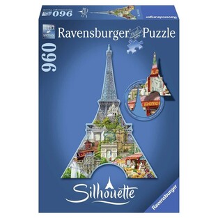 RAVENSBURGER ΠΑΖΛ SILHOUETTE (ΣΙΛΟΥΕΤ) 960 ΤΕΜΑΧΙΩN EIFFEL TOWER Ο ΠΥΡΓΟΣ ΤΟΥ ΑΙΦΕΛ 161522