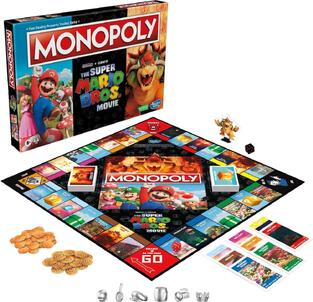 HASBRO ΕΠΙΤΡΑΠΕΖΙΟ ΠΑΙΧΝΙΔΙ MONOPOLY SUPER MARIO MOVIE F6818