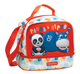 MATTEL FISHER PRICE ΤΣΑΝΤΑΚΙ ΦΑΓΗΤΟΥ ΟΒΑΛ PANDA AND HIPPO 34907220