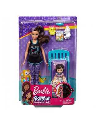 MATTEL BARBIE BABYSITTERS ΩΡΑ ΓΙΑ ΥΠΝΟ GHV88