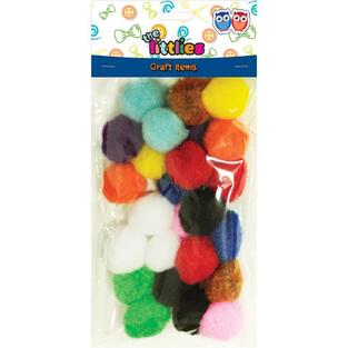 THE LITTLIES ΣΕΤ ΠΟΜ ΠΟΜ 25mm ΠΟΛΥΧΡΩΜΑ 25τεμ 000646596