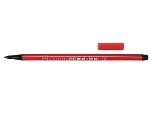 STABILO PEN ΜΑΡΚΑΔΟΡΑΚΙ 68 50 ΚΟΚΚΙΝΟ ΣΚΟΥΡΟ DARK RED 1mm