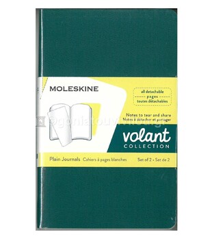 MOLESKINE ΣΗΜΕΙΩΜΑΤΑΡΙΟ VOLANT POCKET SOFT COVER PINE GREEN LEMON YELLOW PLAIN NOTEBOOK (ΣΕΤ ΤΩΝ ΔΥΟ) (ΚΕΝΟ)