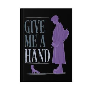 WEDNESDAY ΣΗΜΕΙΩΜΑΤΑΡΙΟ FLEXI 17x25cm 96φ ΜΕ ΓΡΑΜΜΕΣ GIVE ME A HAND 503623