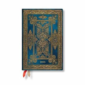 2025 ΗΜΕΡΟΛΟΓΙΟ ΕΒΔΟΜΑΔΙΑΙΟ PAPERBLANKS MINI 9,5x14cm BLUE LUXE DED5743