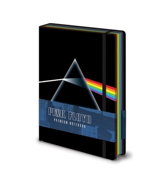 PYRAMID INTERNATIONAL PINK FLOYD ΣΗΜΕΙΩΜΑΤΑΡΙΟ ΒΙΒΛΙΟΔΕΤΗΜΕΝΟ ΜΕ ΛΑΣΤΙΧΟ 14,8x20,9cm ΧΩΡΙΣ ΓΡΑΜΜΕΣ 96φ SR72344